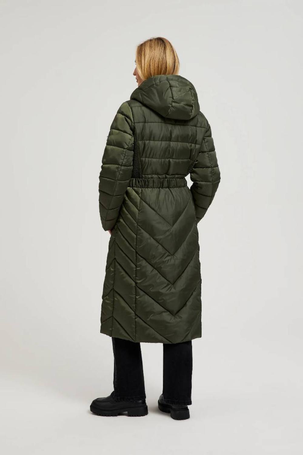 An olive  jacket