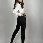 Джинси MOM Fit графітові 5080_klasik Sasha