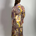 Printed shirt dress 07008 MAXA