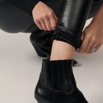Leggings made of stretch leather