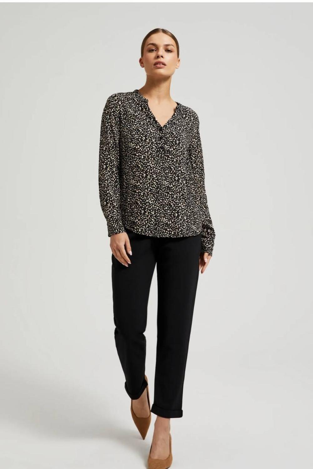Black women's blouse