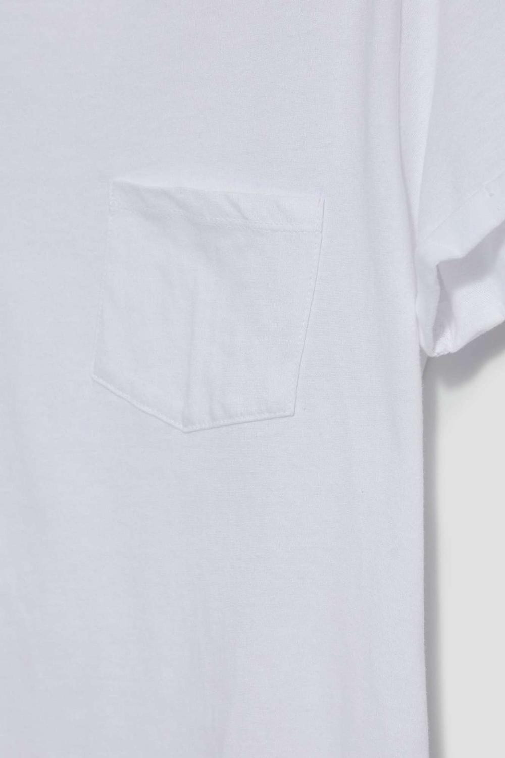 T-shirt white basic Moodo L-TS-4054