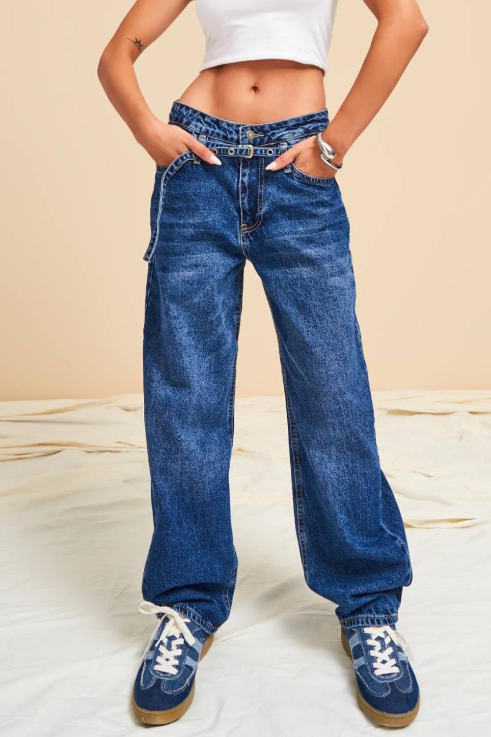 Baggy jeans dark blue