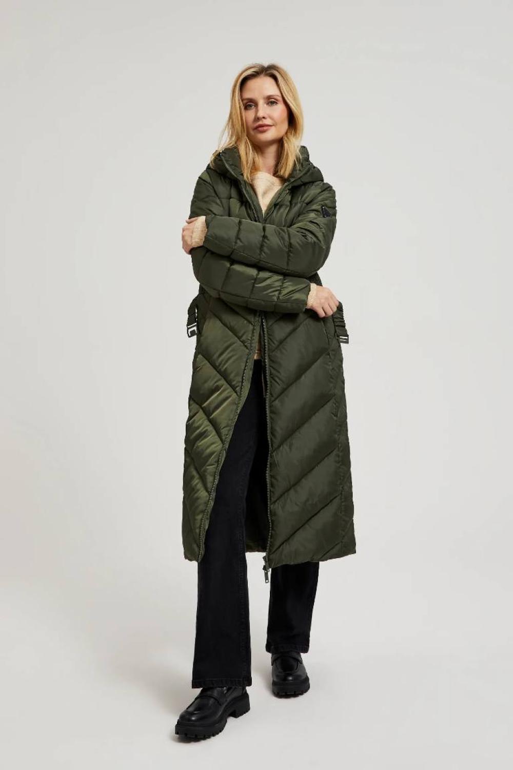 An olive  jacket