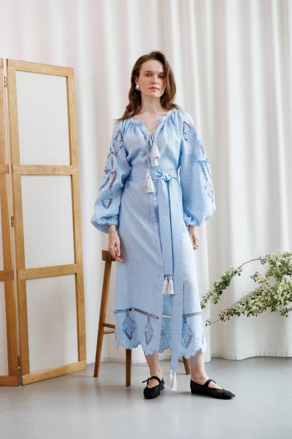 Embroidered Blue EMBROIDERED GEM
