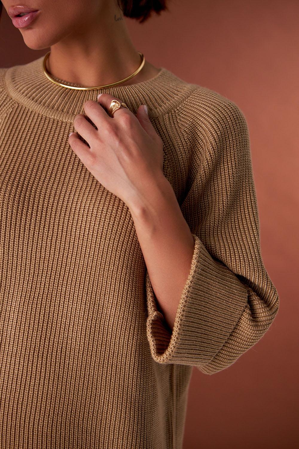 Jumper women's sand 2444 BELLISE
