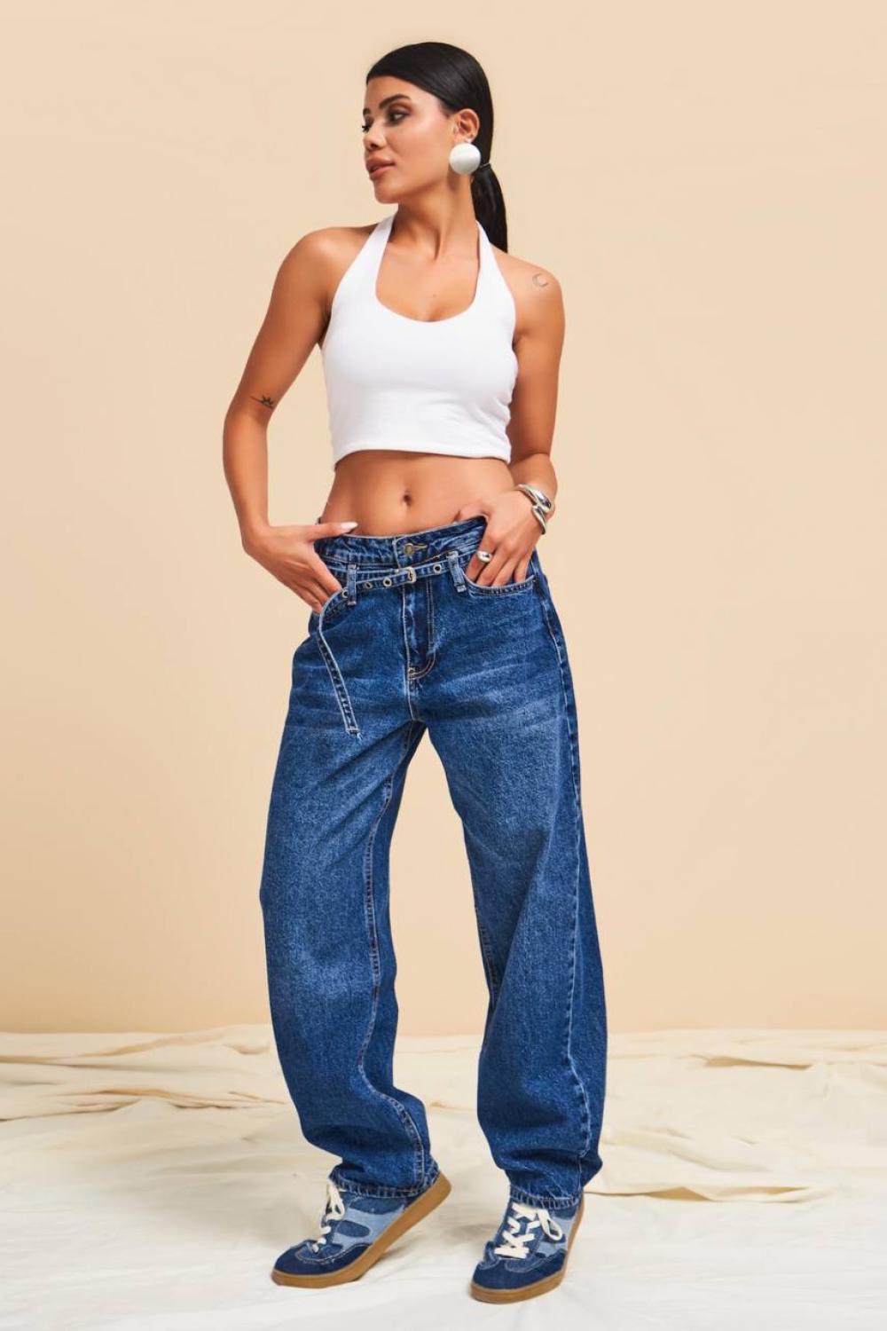 Baggy jeans dark blue