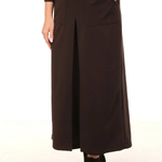 Wide-leg skirt trousers