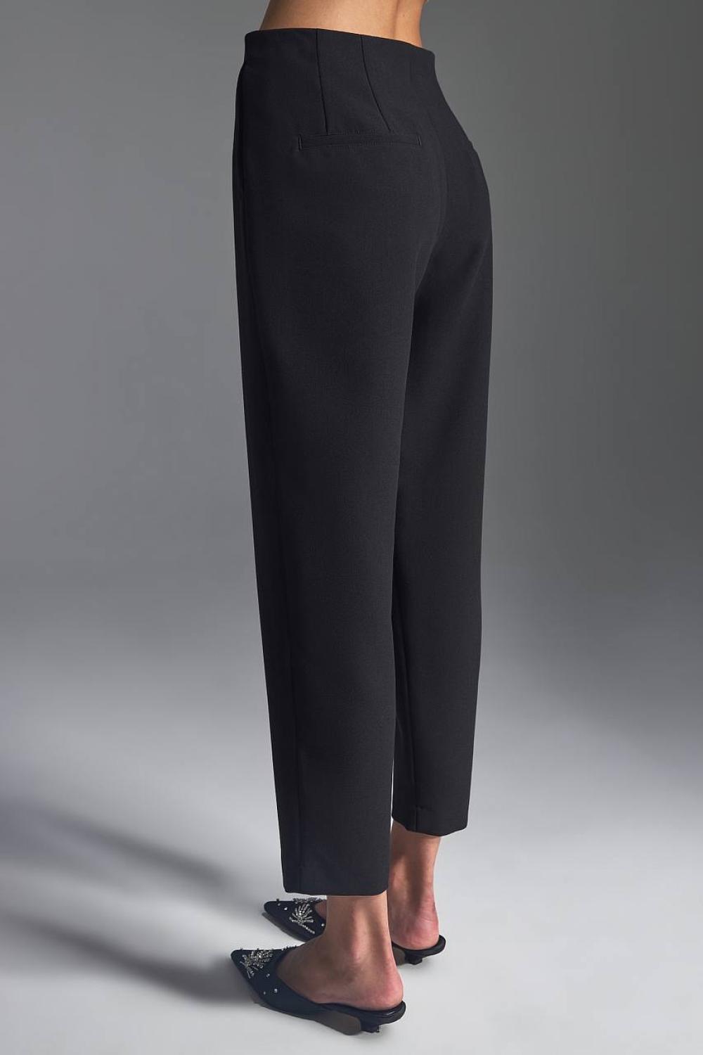 Classic women's black suit trousers