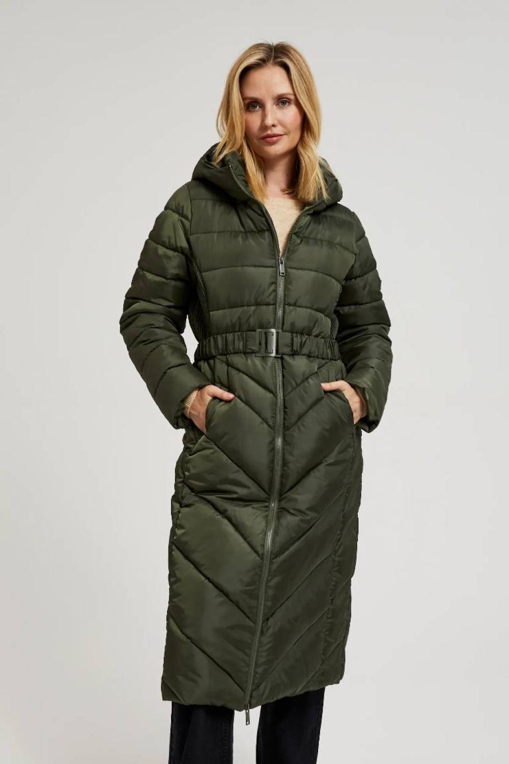 An olive  jacket