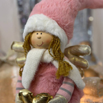 Soft Christmas toy/ Girl with a heart of gold