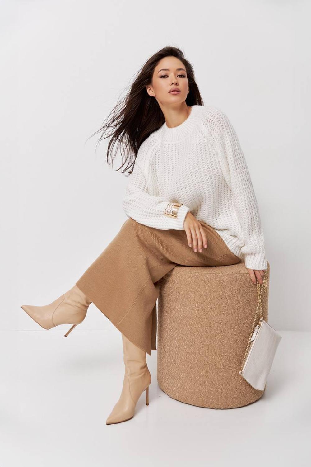 Джемпер жіночий теплий молочний