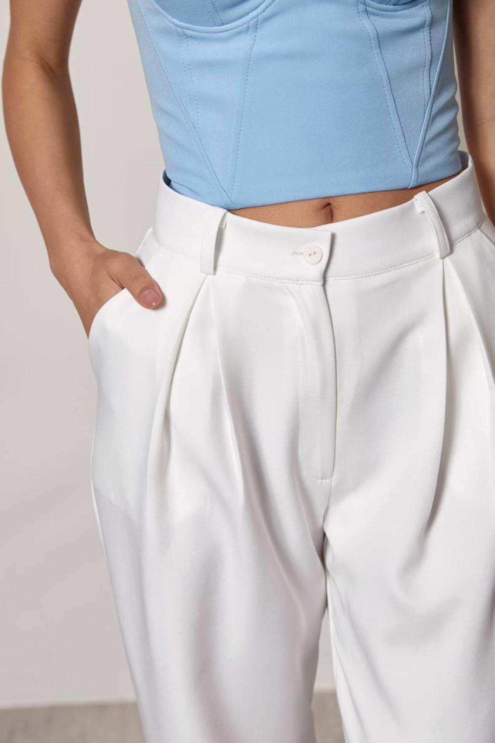 Classic milk pants