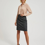 Classic gray skirt
