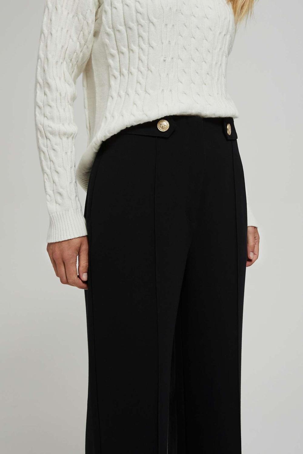 Pants women's classic black Z-SP-3927 MOODO