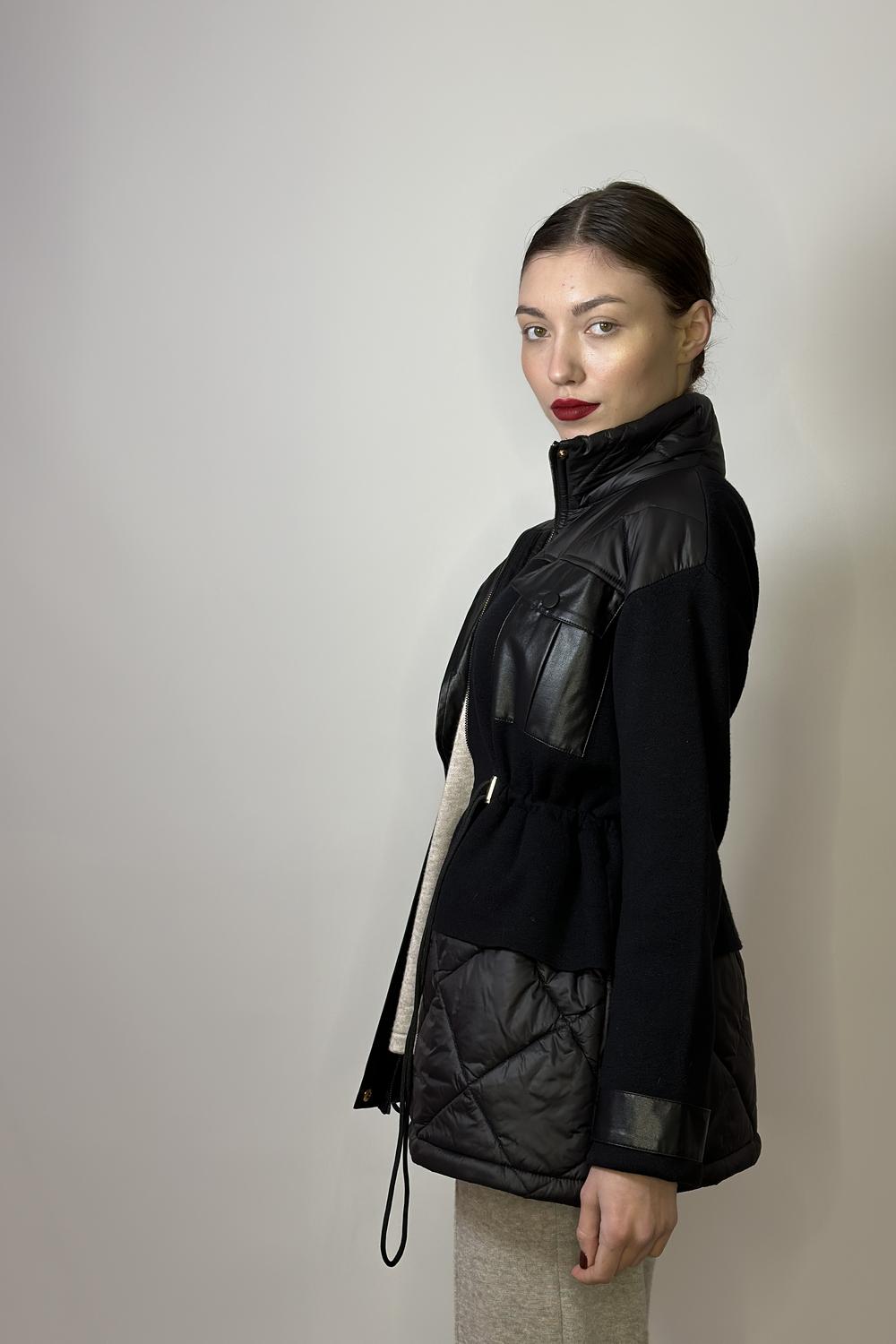 Куртка жіноча весняна чорна FW22-514 Marina V