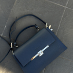 Bag leather blue premium quality France FREDERIC