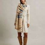A beige scarf