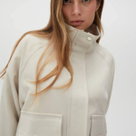 Beige felt jacket
