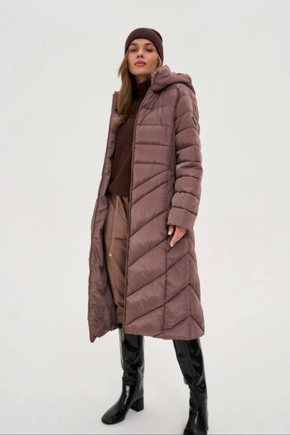 Women's coat coffee