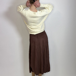 Women's skirt chocolate Marina V FW22-741