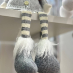 Christmas soft toy / Children in reindeer hats, 38 cm