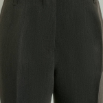 Classic straight trousers in graphite color