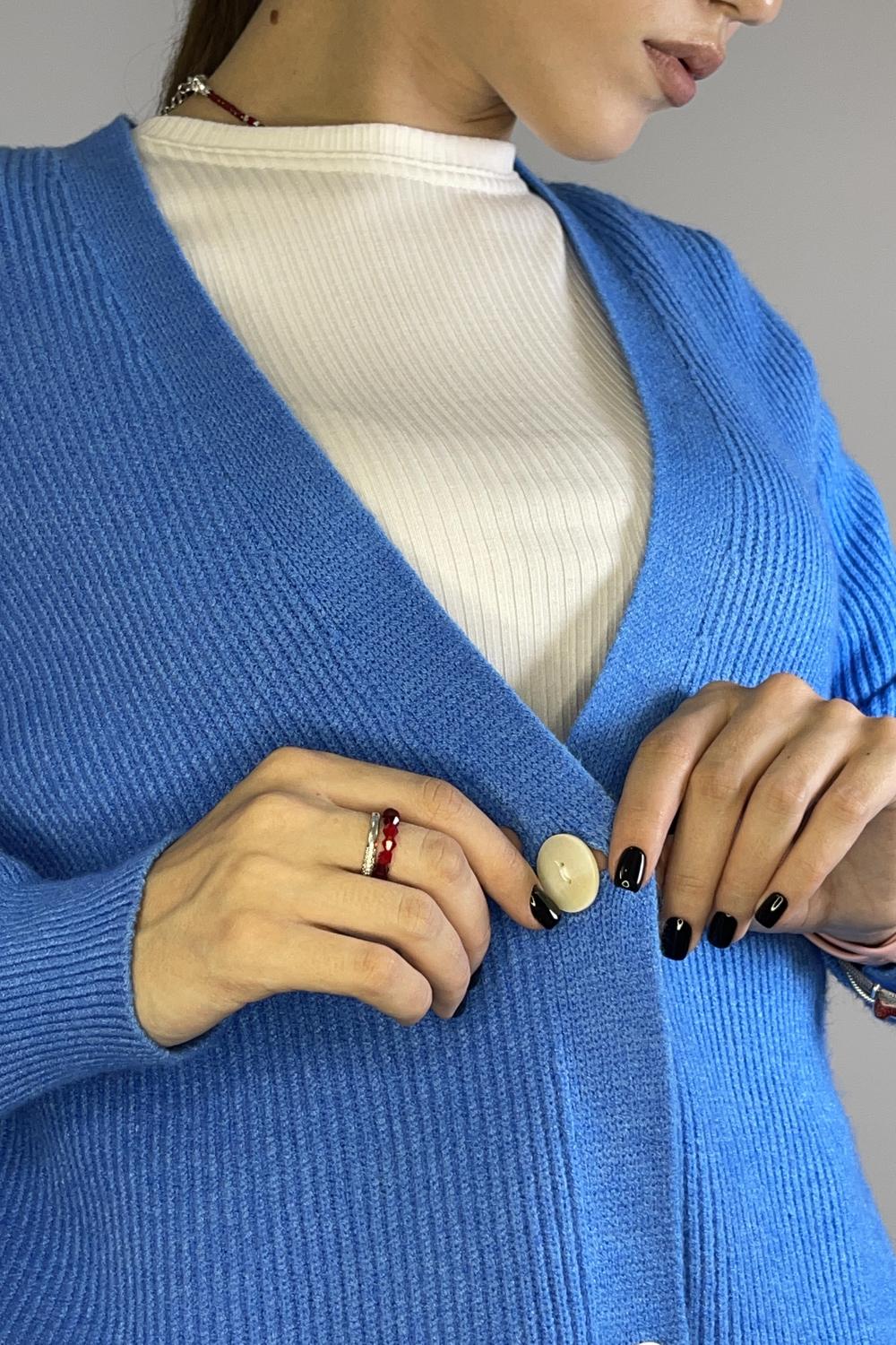 Cardigan blue 22PE166 laura+max