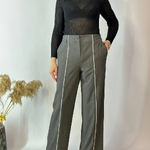 Suit women's classic graphite vest and trousers 337-01 HARDY