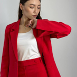 Women's red trouser suit HARDY