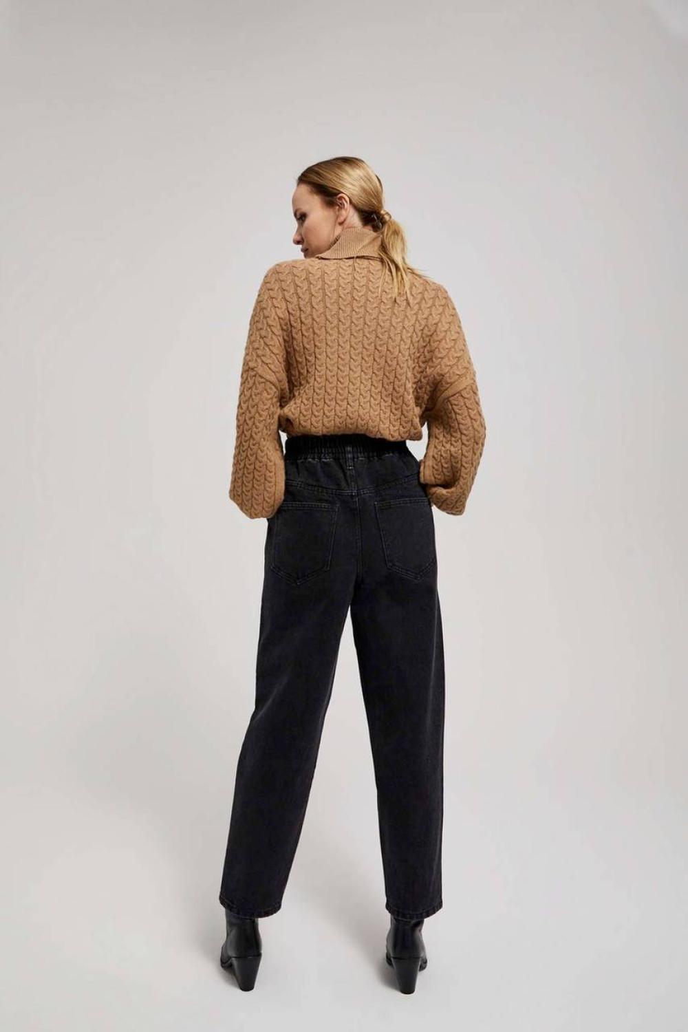 Mom jeans black