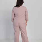 Пудровий костюм Plus Size