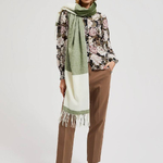 A olive scarf