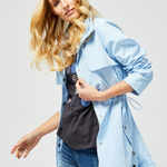 Parka jacket Zhinocha Vesnyana blue L-KU-2803 MOODO