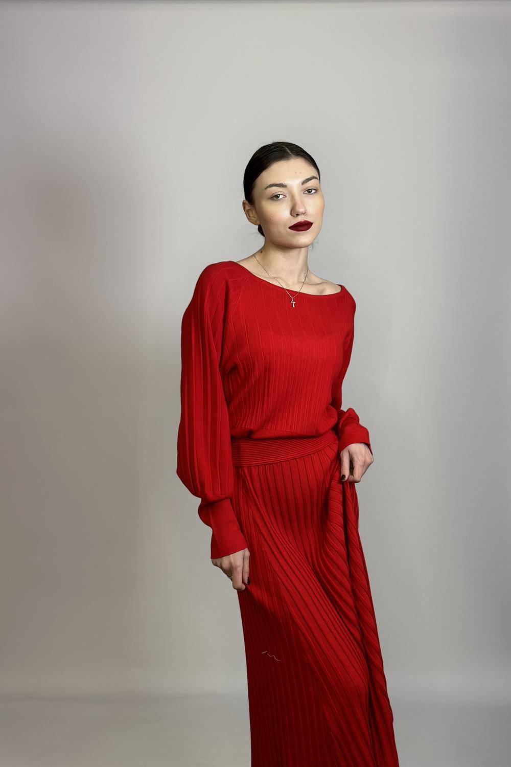 Джемпер червоний Marina V FW22-069