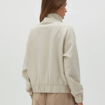 Beige felt jacket