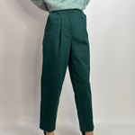 Pants cotton emerald Almae 21AH044