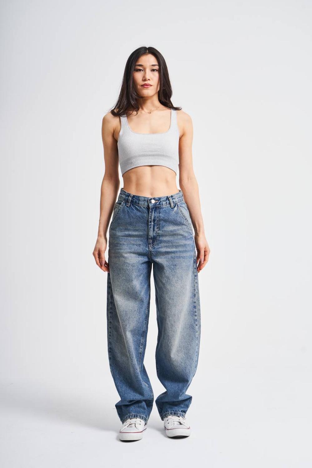 Vintage blue denim Skater