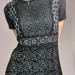Сукня міні чорні ажурна Yuka Paris 17PE138