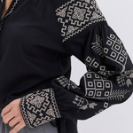 Black embroidery