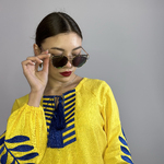 Gold mirror glasses L-OK-3111