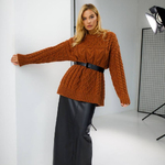 Women's warm terakot jumper