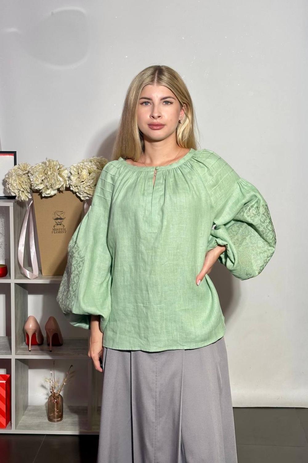 Embroidery for women olive designer