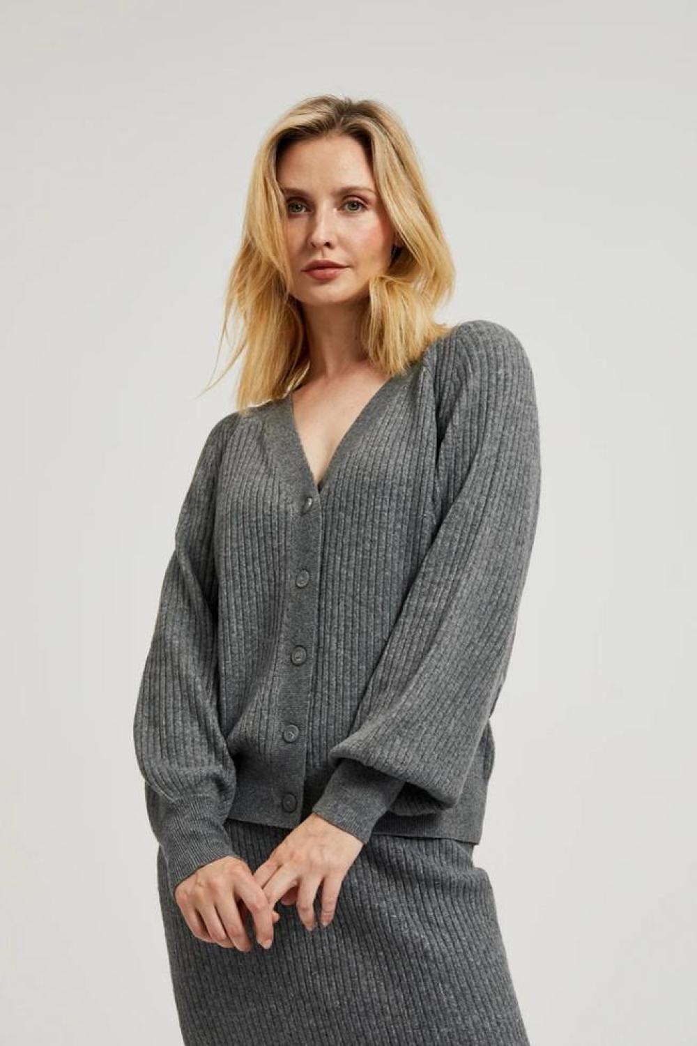 button-down cardigan