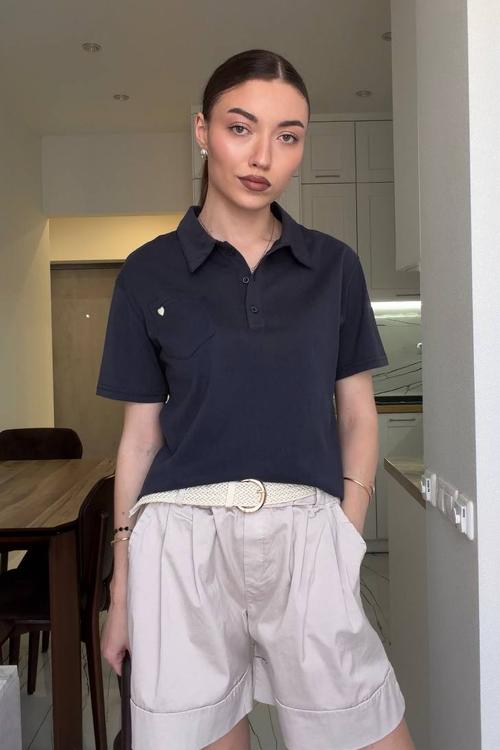 Beige cotton shorts livans_beige