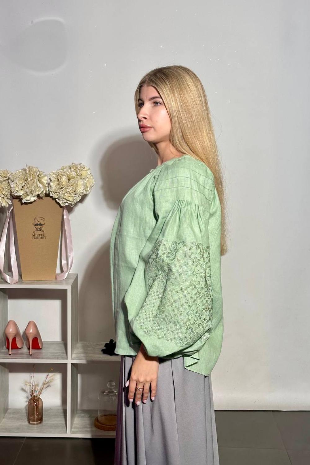 Embroidery for women olive designer