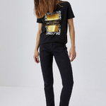 Jeans straight black Z-JE-3607 MOODO