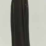 Wide pants with pleats