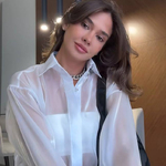 Milky organza shirt 447_ecru