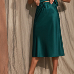 Bellise 2080 ribbed pleated skirt
